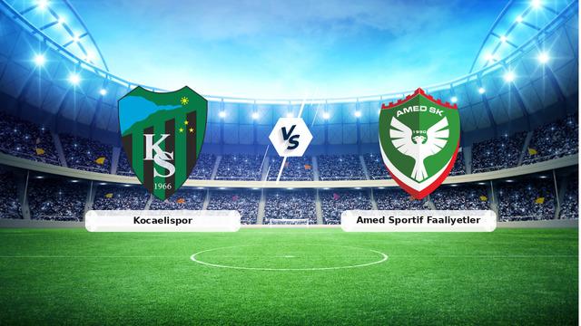 CANLI | Kocaelispor - Amed Sportif Faaliyetler Maç Detayları ve Heyecan Dolu Maç Anlatımı