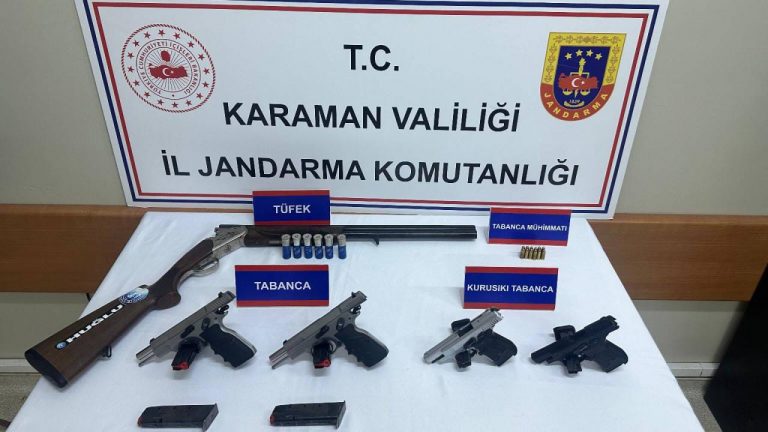 Karaman’da düğün sırasında havaya ateş açan 5 kişi hakkında yasal işlem başlatıldı