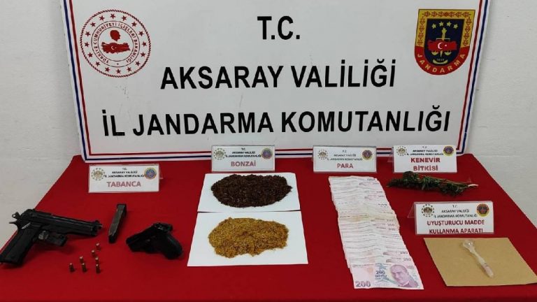 Aksaray’da uyuşturucu kaçakçılarına operasyon: 1 tutuklama