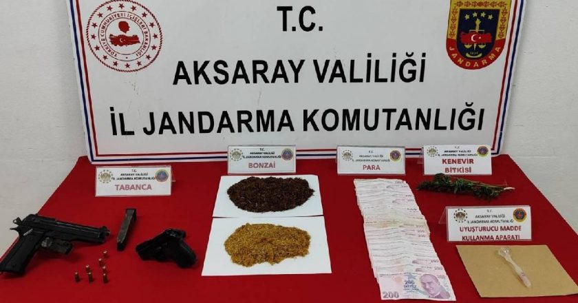 Aksaray’da uyuşturucu kaçakçılarına operasyon: 1 tutuklama