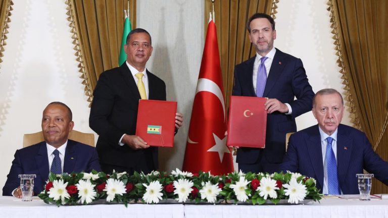 Türkiye ile Sao Tome ve Prinsipe arasında enerji sektöründe işbirliğine yönelik mutabakat zaptı imzalandı