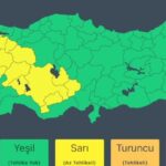 İçişleri Bakanlığı’ndan 18 şehir “sarı”, 1 “turuncu” şehir.