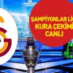 Şampiyonlar Ligi Canlı İzle Canlı | Galatasaray’ın Şampiyonlar Ligi’ndeki rakipleri açık
