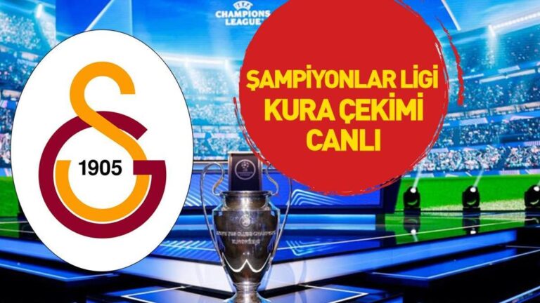 Şampiyonlar Ligi Canlı İzle Canlı | Galatasaray’ın Şampiyonlar Ligi’ndeki rakipleri açık