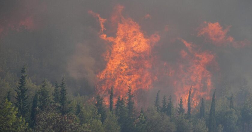 Çanakkale ve Manisa’da orman yangınının müdahalesi devam ediyor