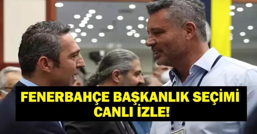 Fenerbahçe’nin başkanı kim olacak? Ali Koç veya Sadettin Saran? Fenerbahçe Canlı İzleme Ekranı!