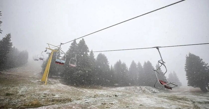 Uludağ’da sezonun ilk kar yağışı etkili oldu – Son Dakika Hayat Haberleri