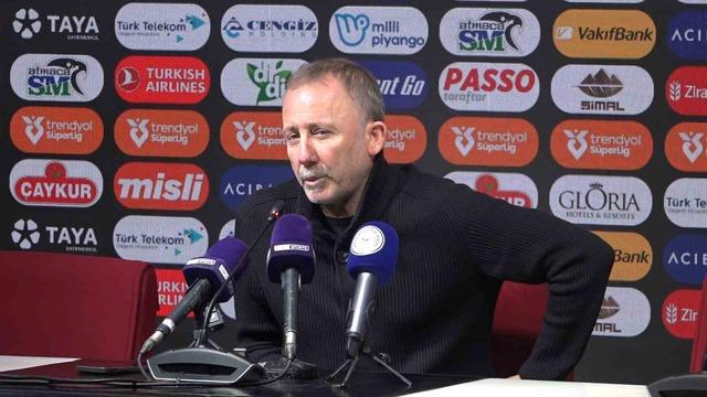 Sergen Yalçın: “Başımıza son iki maçta gelmedik şey kalmadı”